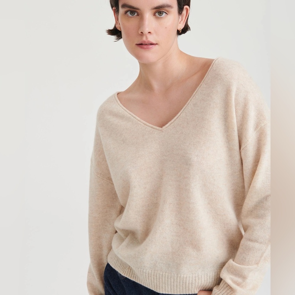 Old Navy Oatmeal Cream Sweater